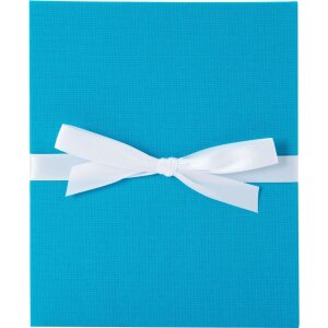 Goldbuch Leporello Bella Vista 10 Fotos 13x18 cm Leinen schwarz Schleife