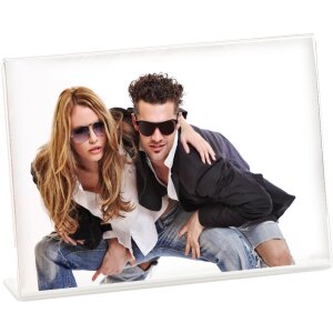 Rama foto din acrilic Walther, dublă, 4,5x6 cm - 20x30 cm