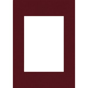 Passepartout cu tăiere albă înclinată pentru ramă foto, 1,4 mm