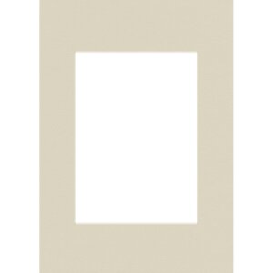 Passepartout cu tăiere albă înclinată pentru ramă foto, 1,4 mm