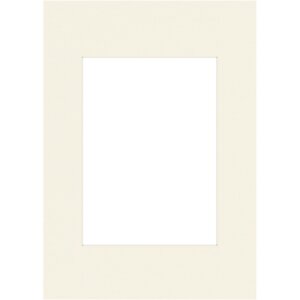 Passepartout cu tăiere albă înclinată pentru ramă foto, 1,4 mm