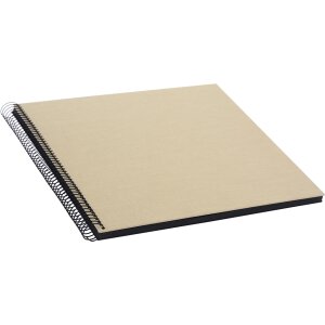 Spiralalbum Bella Vista Trend Leineneinband 24x17 cm...
