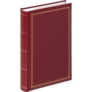 Album foto Walther Monza 200/300 imagini, copertă din piele artificială cu imprimeu auriu în relief