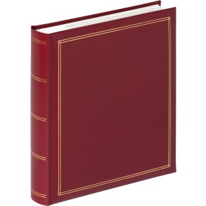 Album foto Walther Monza 200/300 imagini, copertă din piele artificială cu imprimeu auriu în relief