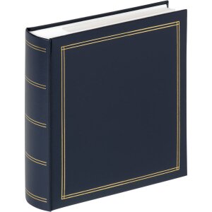 Album foto Walther Monza 200/300 imagini, copertă din piele artificială cu imprimeu auriu în relief