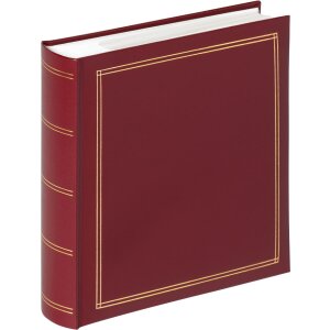 Album foto Walther Monza 200/300 imagini, copertă din piele artificială cu imprimeu auriu în relief