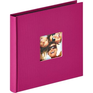 Walther Klein-Fotoalbum FUN 18x18 cm 30 schwarze Seiten