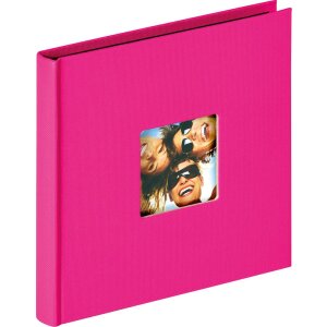 Walther Klein-Fotoalbum FUN 18x18 cm 30 schwarze Seiten