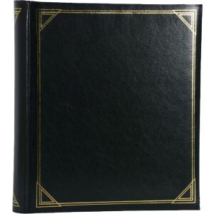 Album foto Henzo Promo Classic 29x33,5 cm, cu încăpătoare din piele artificială aurită