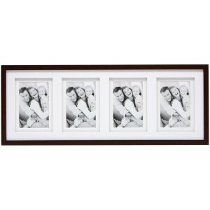 Ramă foto Deknudt S65KQ maro pentru 2-6 fotografii 10x15 cm 13x18 cm 15x20 cm