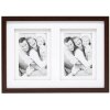 Ramă foto Deknudt S65KQ maro pentru 2-6 fotografii 10x15 cm 13x18 cm 15x20 cm