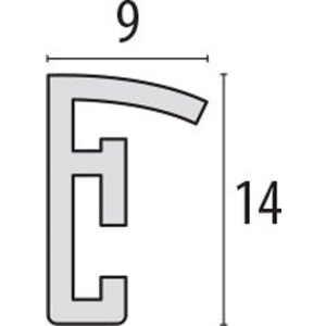 Rama foto din plastic ZEP YB, sortită, 6 culori, 10x15–50x70 cm