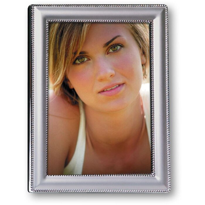 Ramă foto metalică Nele, argintiu strălucitor, 7x10 cm - 20x25 cm, variantă dublă