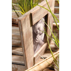 Rama foto Longford maro, profil lemn larg, pentru dimensiuni 10x15 cm - 20x30 cm