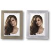 Rama foto metalică Wels, argint și bronz, 10x15–15x20 cm