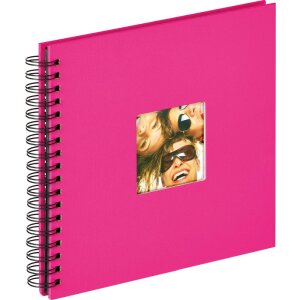 Album spiral Walther Fun 26x25 cm, 40 pagini negre cu fereastră foto