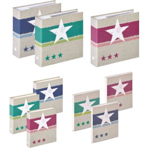 Walther Einsteckalbum Stellar rosa blau grün 9x13...