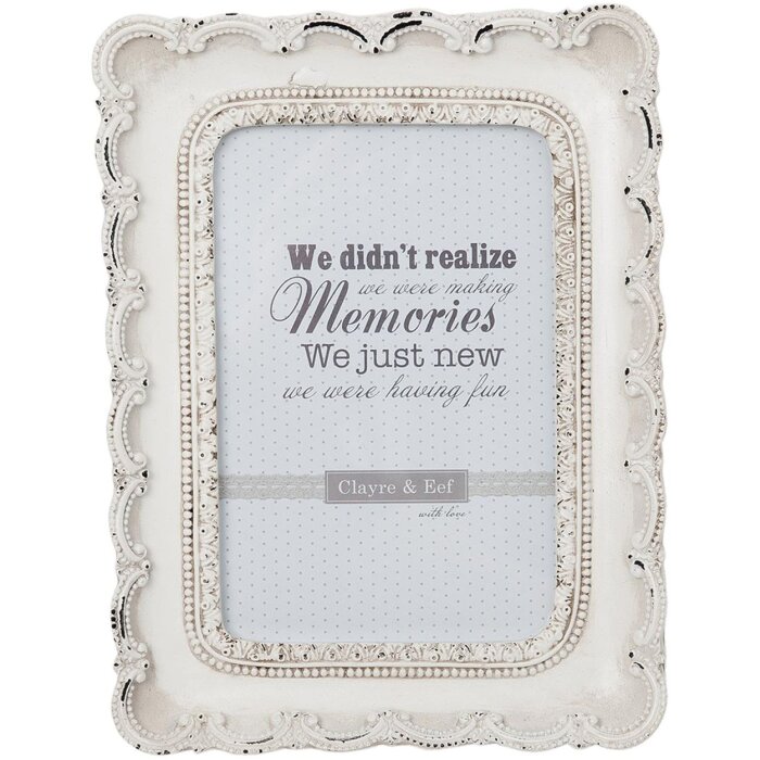 Clayre & Eef Fotorahmen 2F0193 Vintage 15x20 cm für 10x15 cm Fotos