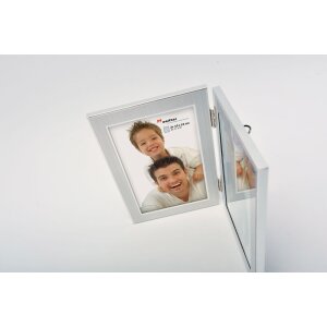 Walther Jazz Fotorahmen 10x15 13x18 15x20 cm matt silber Metall