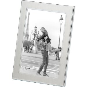 Walther Jazz Fotorahmen 10x15 13x18 15x20 cm matt silber Metall