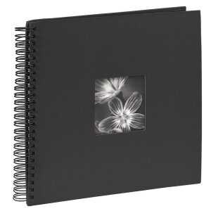 Album spiral Fine Art Hama, 50 pagini negre, cu fereastră, 3 dimensiuni