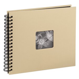 Album spiral Fine Art Hama, 50 pagini negre, cu fereastră, 3 dimensiuni