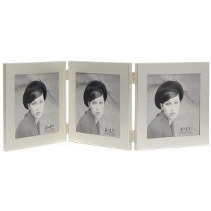 Rama foto Samana, metal, satin argintiu, pentru 2 sau 3 imagini, 10x10 cm, 10x15 cm, 13x18 cm