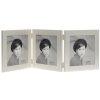 Rama foto Samana, metal, satin argintiu, pentru 2 sau 3 imagini, 10x10 cm, 10x15 cm, 13x18 cm