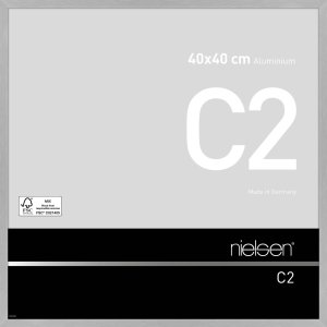 Nielsen Alurahmen C2 40x40 cm struktur silber matt...