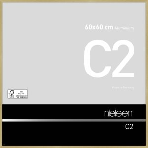Nielsen Alurahmen C2 60x60 cm struktur gold matt