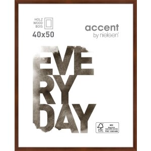 Nielsen Holzrahmen Zoom 10x15 bis 40x50 cm Normalglas Leistenbreite 1,3 cm