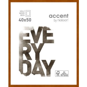 Nielsen Holzrahmen Zoom 10x15 bis 40x50 cm Normalglas Leistenbreite 1,3 cm