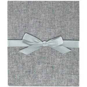 Goldbuch Leporellomappe Linum Leinen 10 Fotos 13x18 cm Schwarz