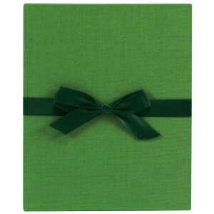 Goldbuch Leporellomappe Linum Leinen 10 Fotos 13x18 cm Schwarz