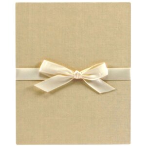 Goldbuch Leporellomappe Linum Leinen 10 Fotos 13x18 cm Schwarz