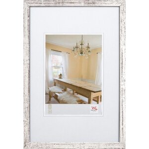 Walther Peppers Holzrahmen 18x24 cm silber