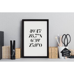 Walther Peppers Holzrahmen 18x24 cm silber