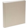 Deknudt A10D Leinen Fotoalbum 30x33 cm 100 weiße Seiten beige schwarz