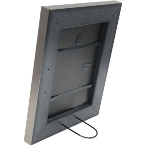 Kunststoffrahmen S41N stahl-silber 20x30 cm