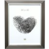 Kunststoffrahmen S41N stahl-silber 20x30 cm