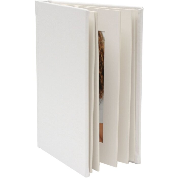 Passepartoutalbum weiß 10 Bilder 10x15 cm, 13x18 cm und 15x20 cm