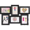 Rama foto Almeria – 6 imagini 10x15 cm, neagră și albă