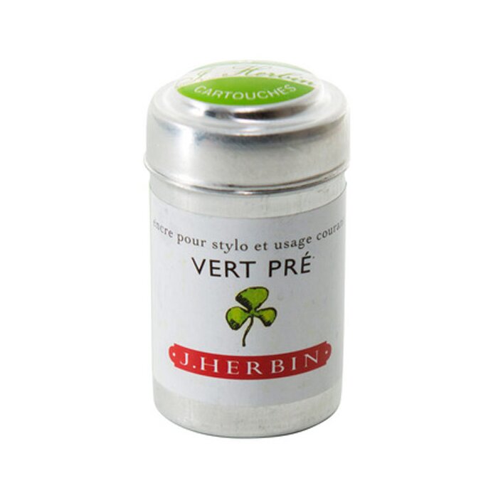 Cartușe J. Herbin pentru penale standard – 6 buc. cu 2 ml, în ambalaj din aluminiu