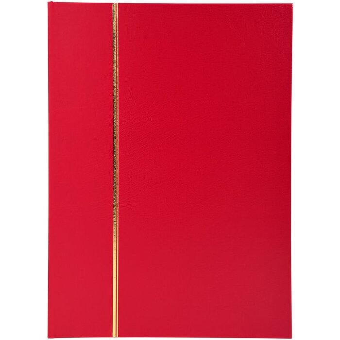 Album de timbre Exacompta cu 32 de pagini negre, copertă din piele artificială, 16,5 x 22,5 cm