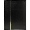 Exacompta Briefmarkenalbum Kunstleder 64 schwarze Seiten 22,5x30,5 cm