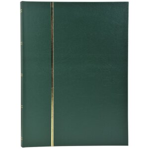 Album de timbre Exacompta – 48 pagini negre, 22,5 x 30,5 cm, copertă din piele artificială