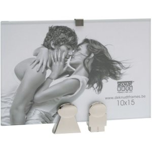 Glas-Fotorahmen S67FA silber 10x15 cm