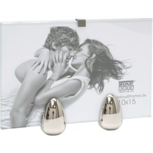 Glas-Fotorahmen S67FA silber 10x15 cm