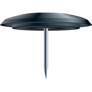 Clipsuri de pânză Exacompta Ø10 mm, 40 bucăți, blister cu capăt cromat și rotunjit