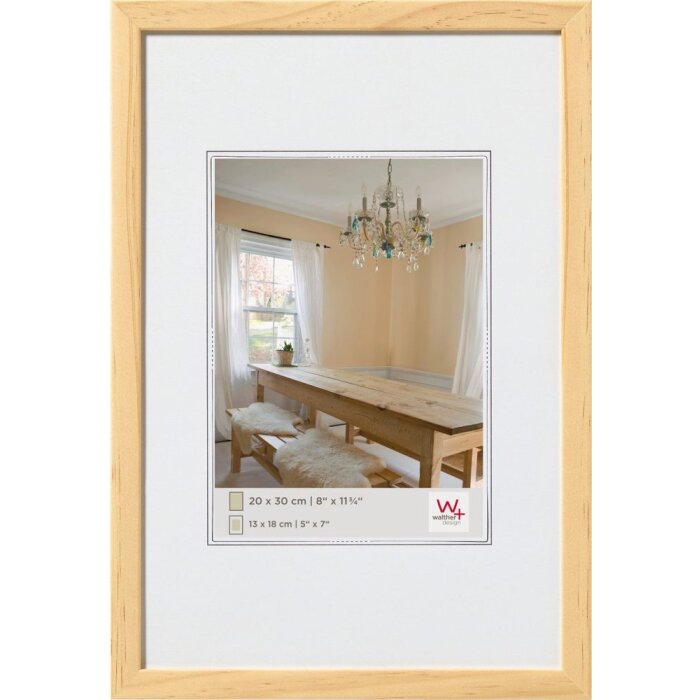 Walther Holzrahmen Peppers 24x30 cm kiefer schmales Blockprofil 1,4 cm